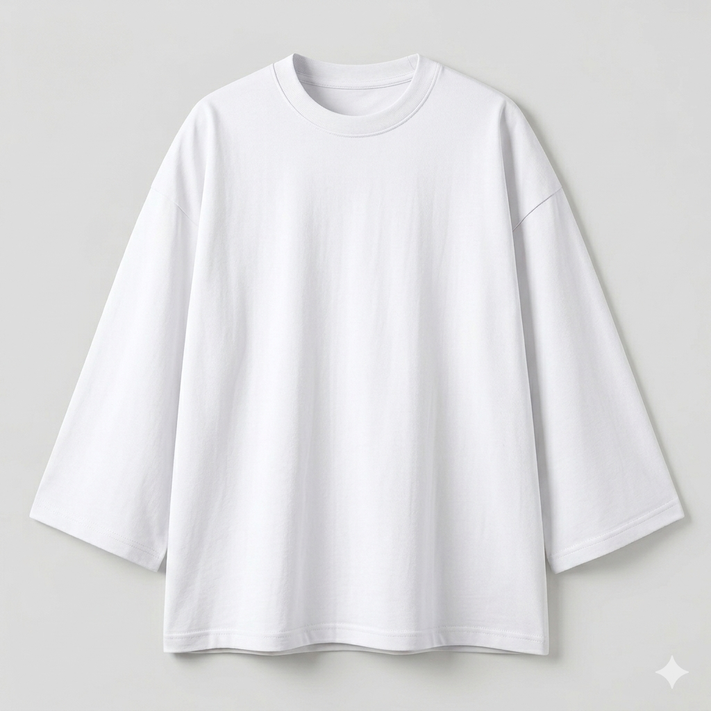 Plain white oversize tshirt