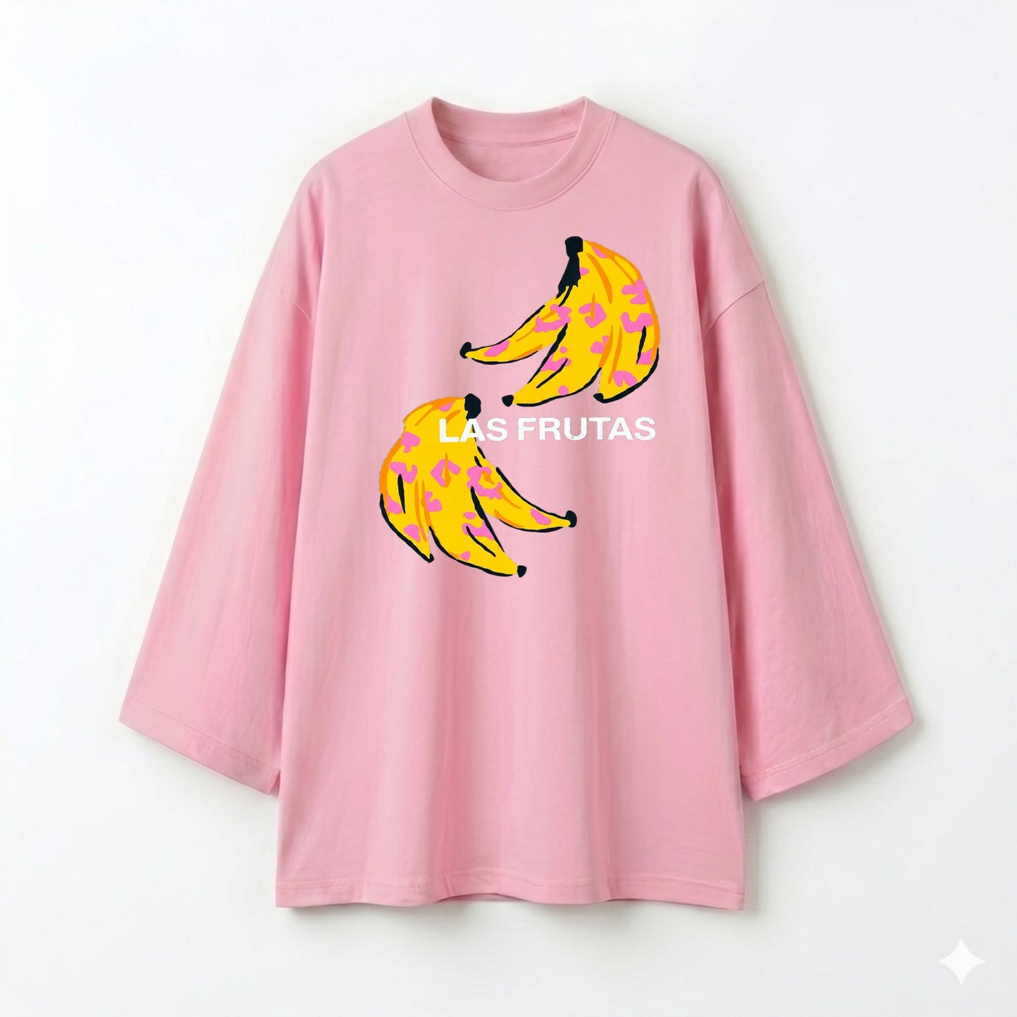 Bananas pink oversize tshirt