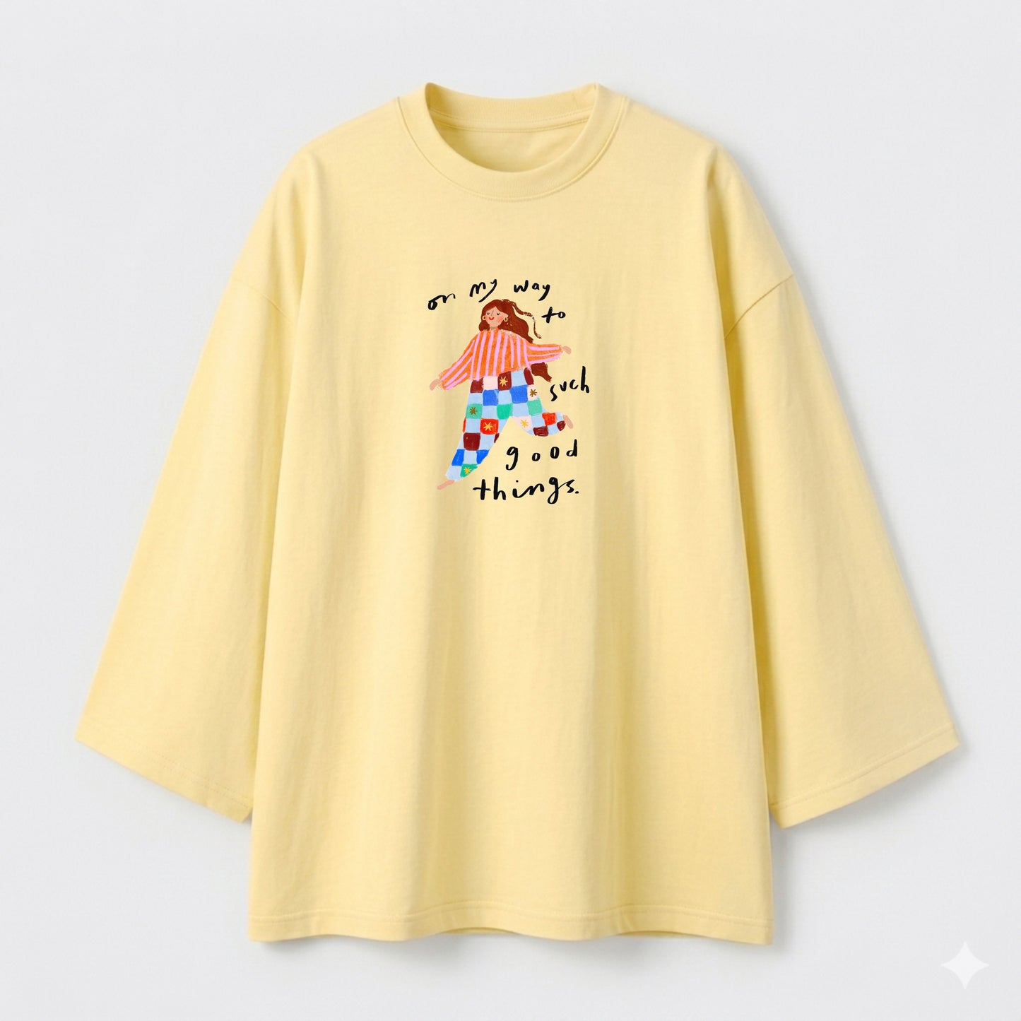 Good things yellow oversize tshirt