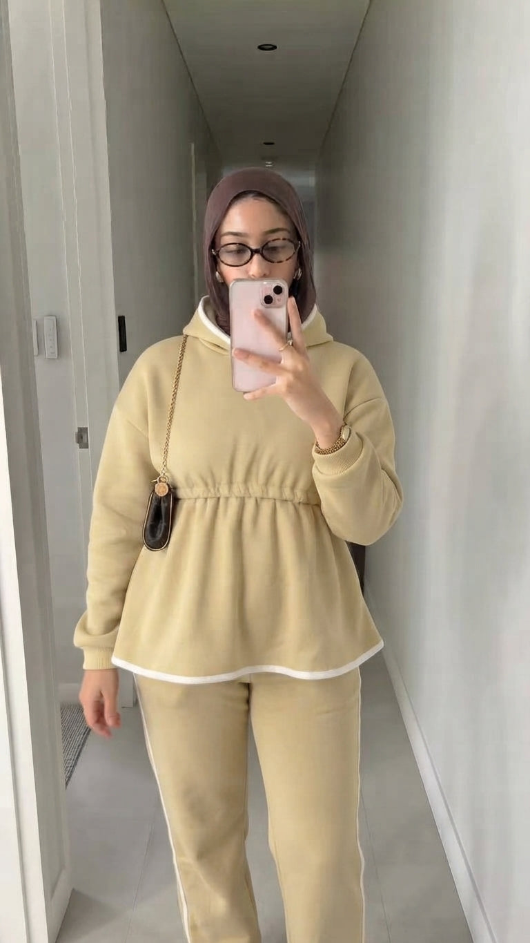 Beige winter set