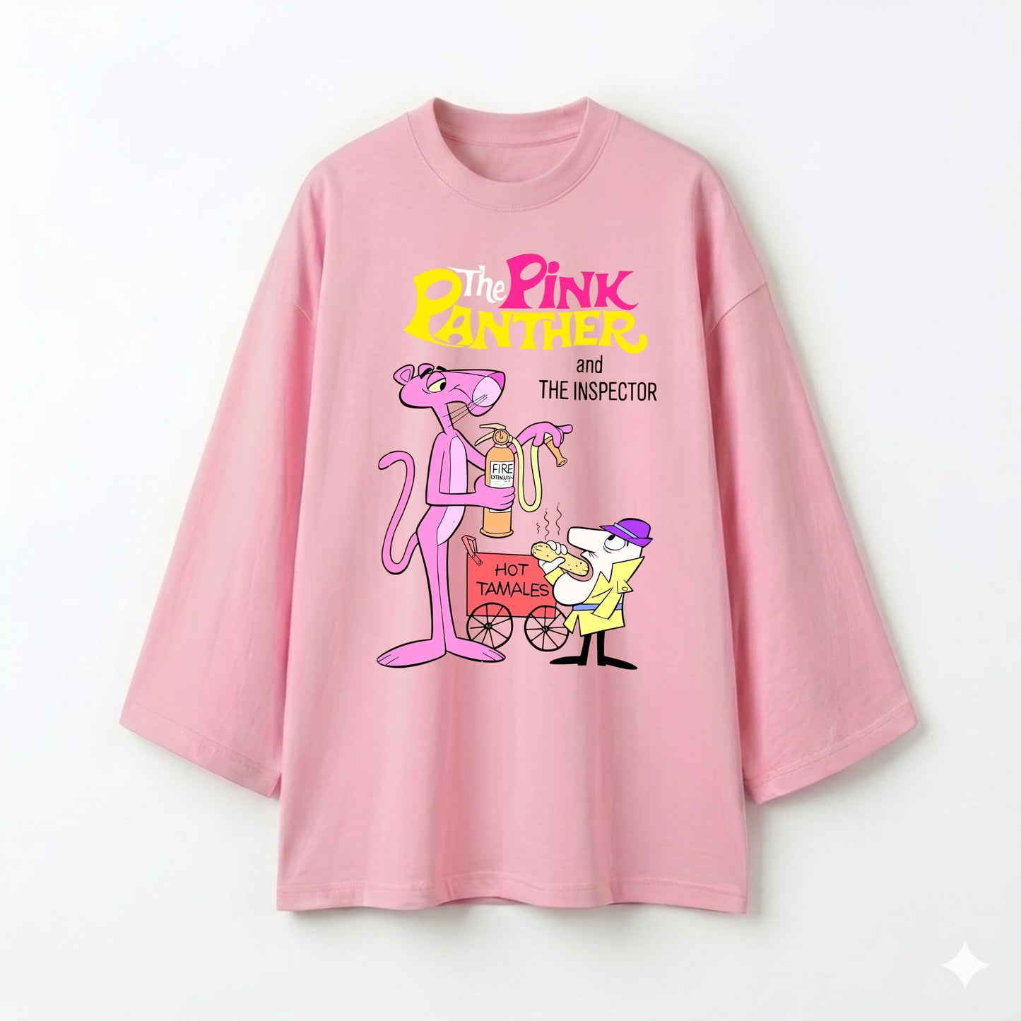Pink panther pink oversize tshirt