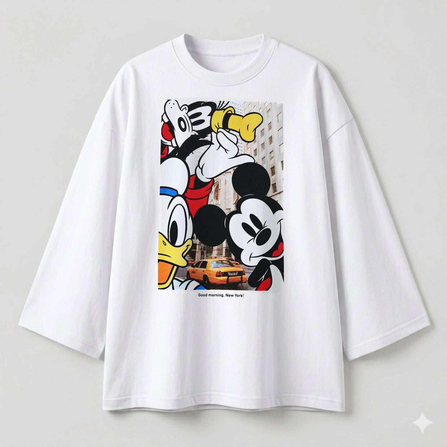 Mickey new York white oversize tshirt