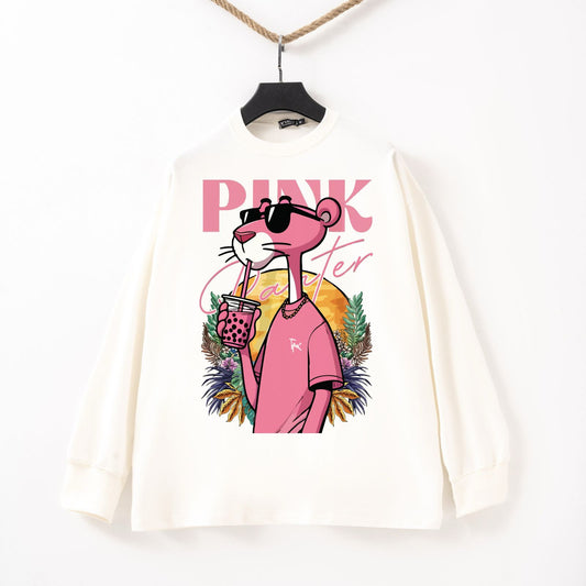 Pink panther white Tshirt