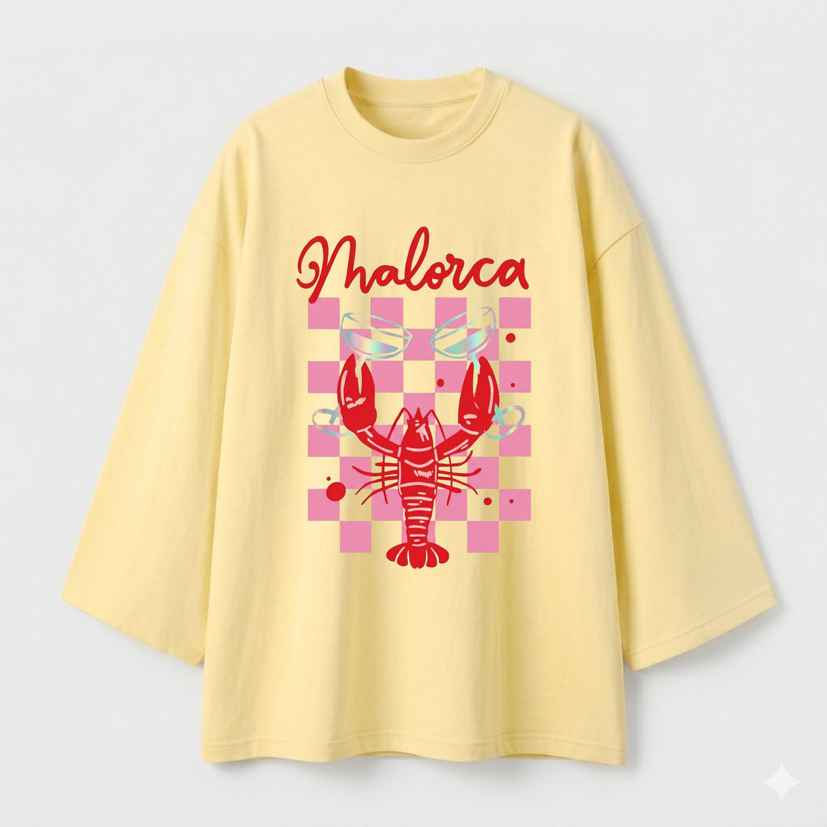Malorca yellow oversize tshirt