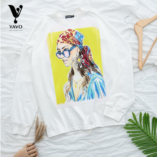 Beach girl white Tshirt