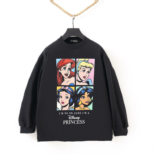 Disney princess black Tshirt