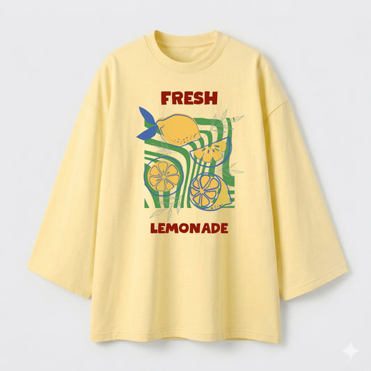 Lemonade yellow oversize tshirt