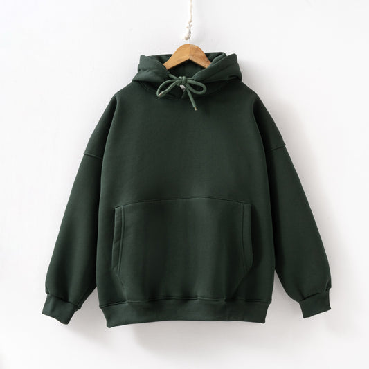 Plain olive hoodie