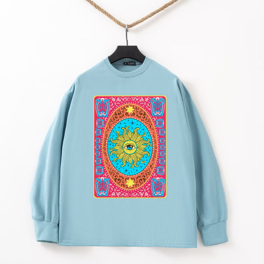 Sun eye sky blue Tshirt