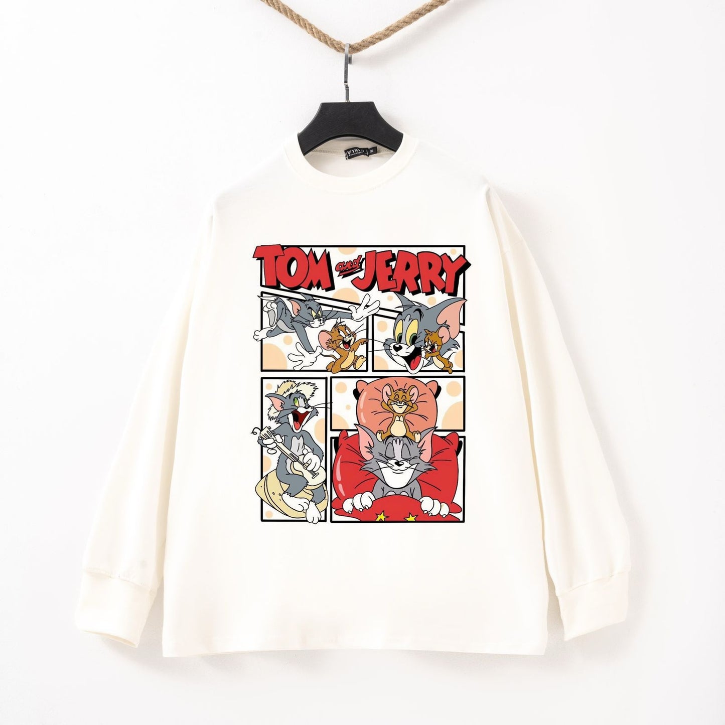 Tom & jerry white Tshirt