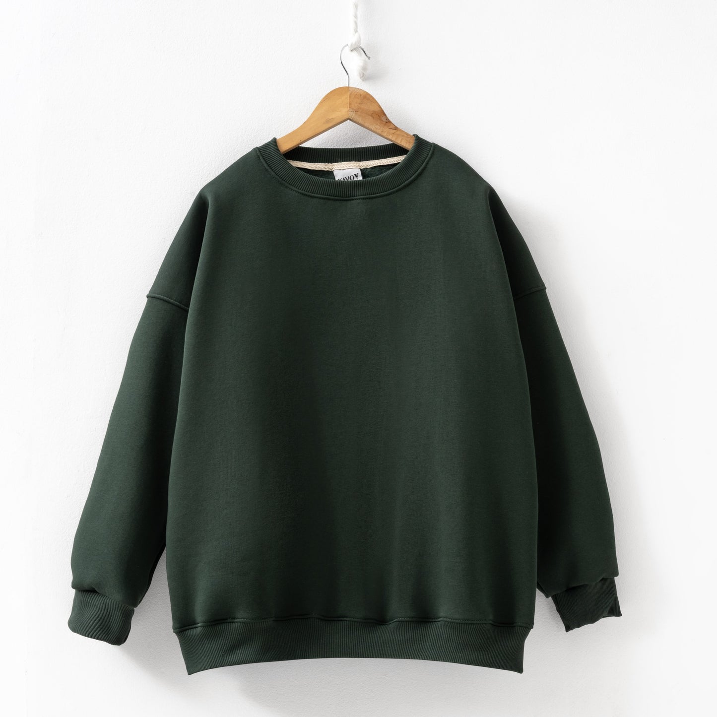 Plain olive sweatshirt