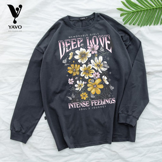 Deep love Gray tshirt