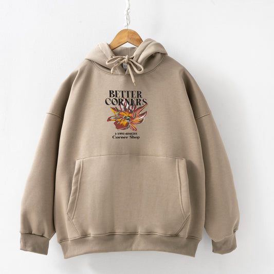 Better corner cream coffee Hoodie