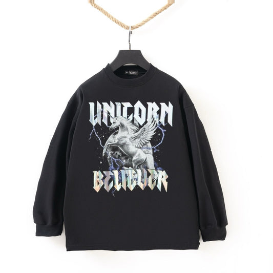 Unicorn black Tshirt