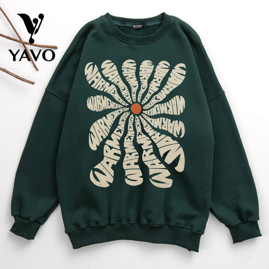 Warmer olive sweatshirt