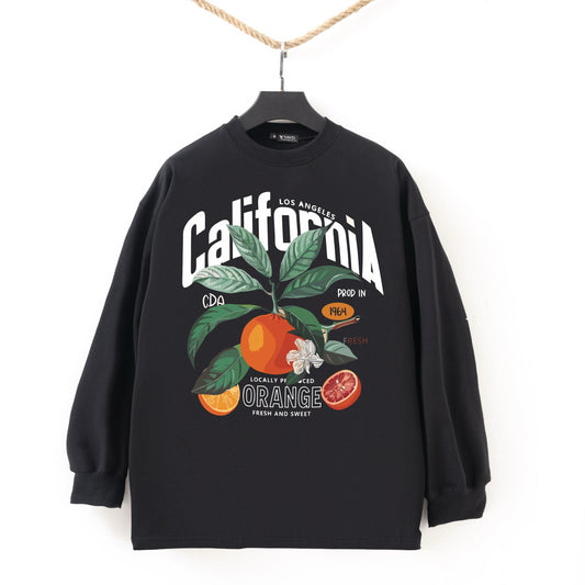 California orange black Tshirt