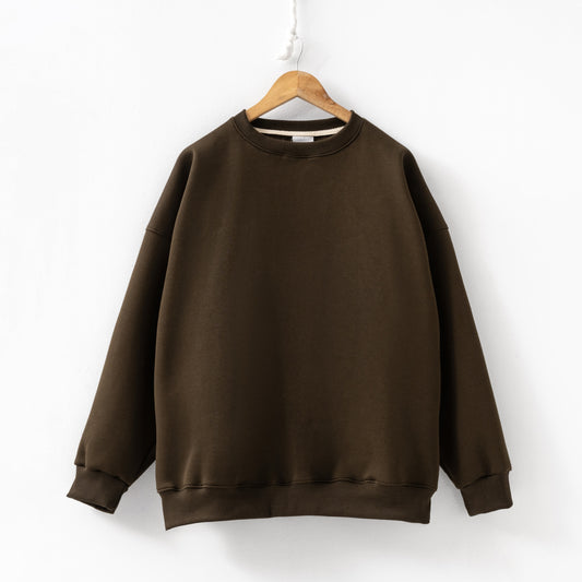 Plain brown sweatshirt