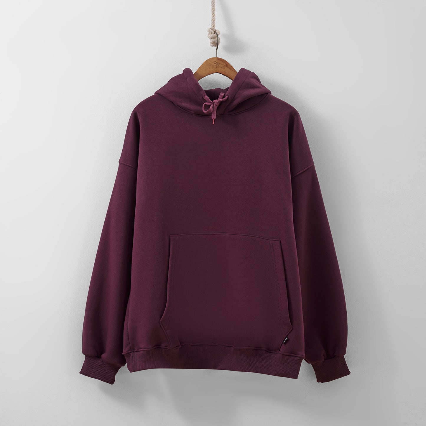 Burgundy hoodie