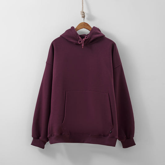 Burgundy hoodie