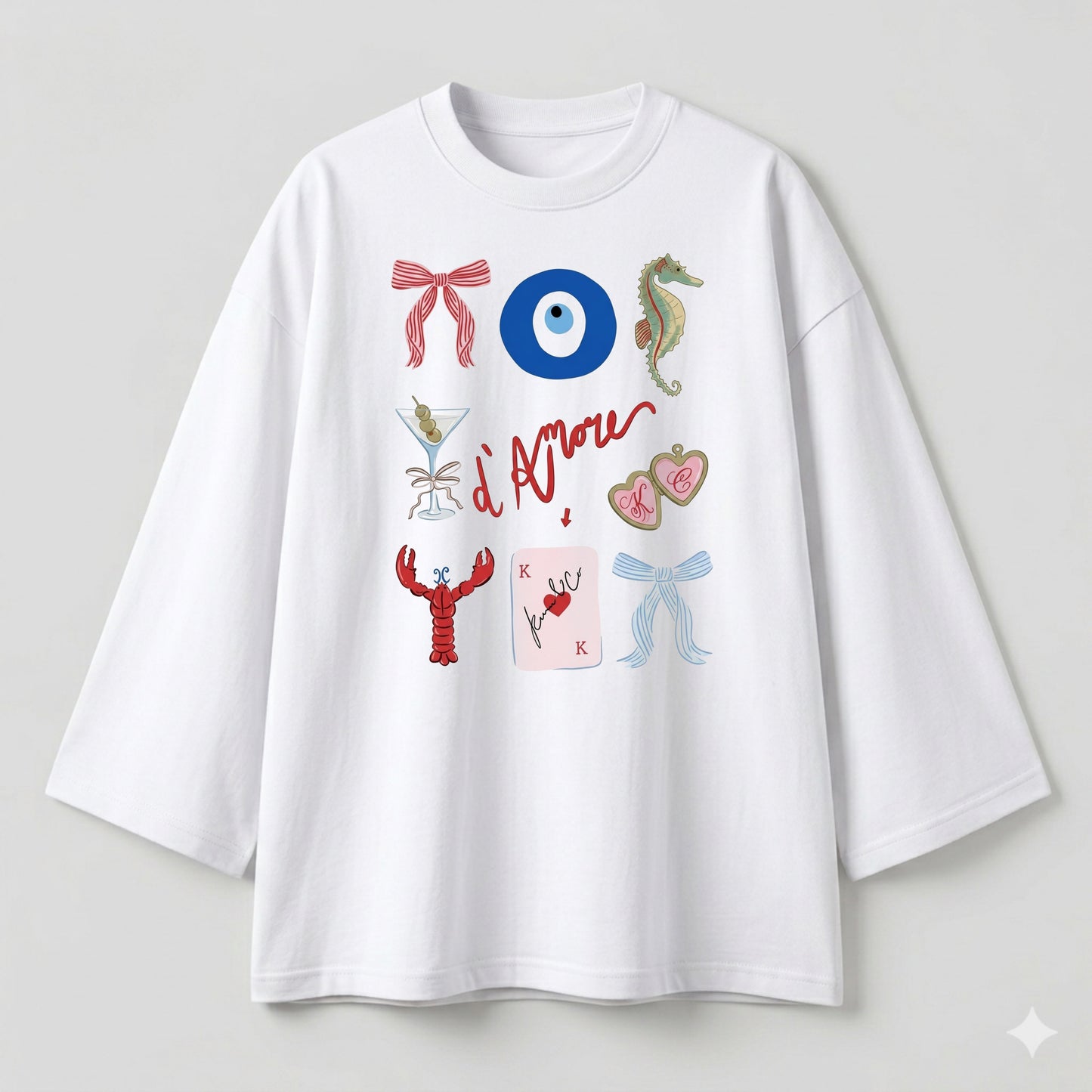 Amore white oversize tshirt