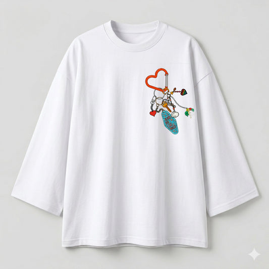 Charms white oversize tshirt