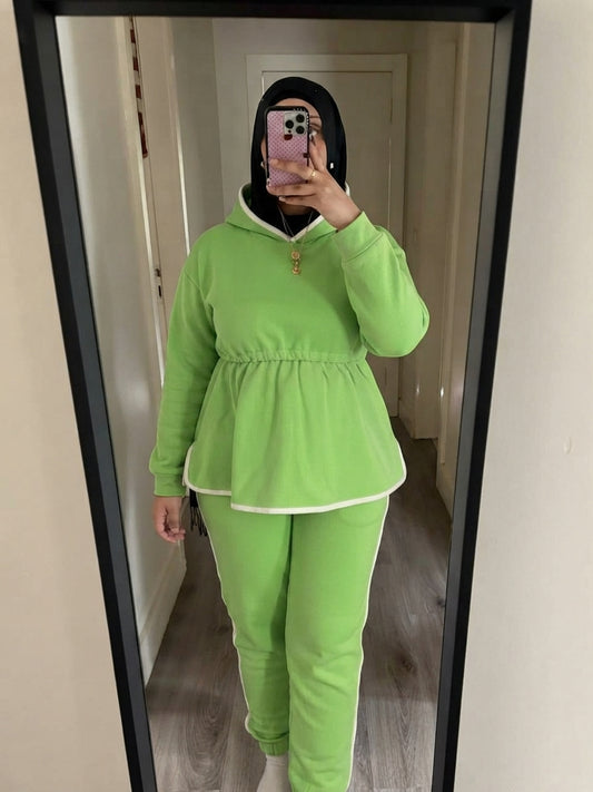 Lime green winter set
