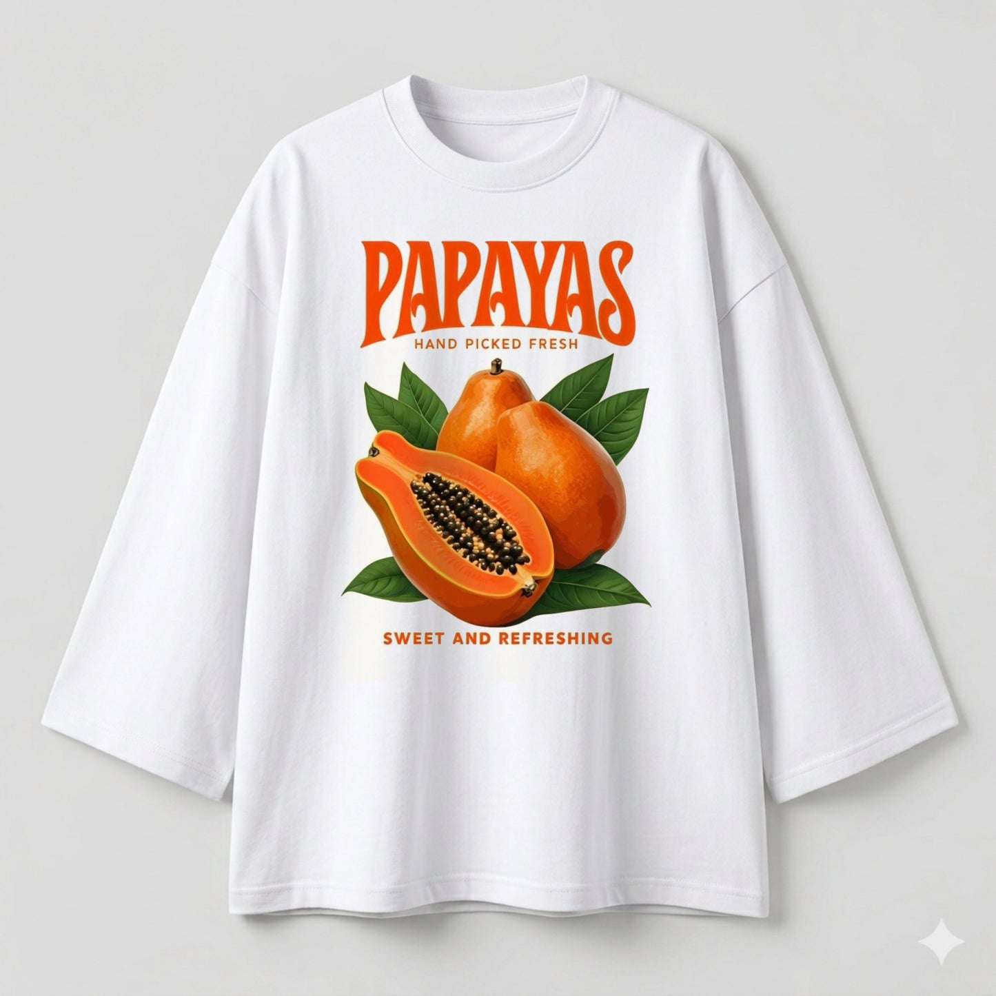 Papayas white oversize tshirt