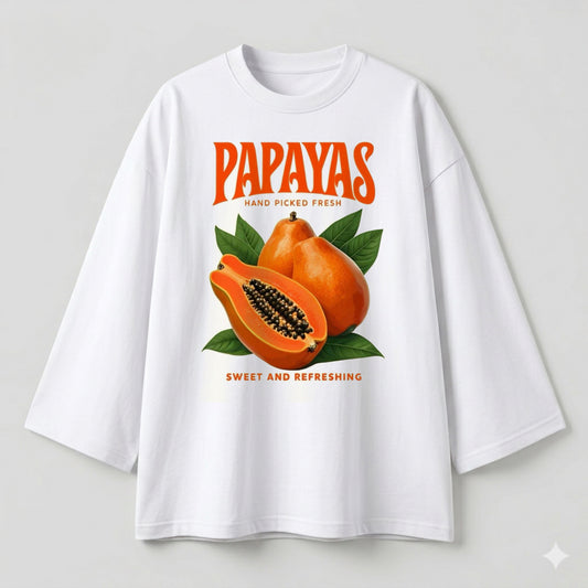 Papayas white oversize tshirt
