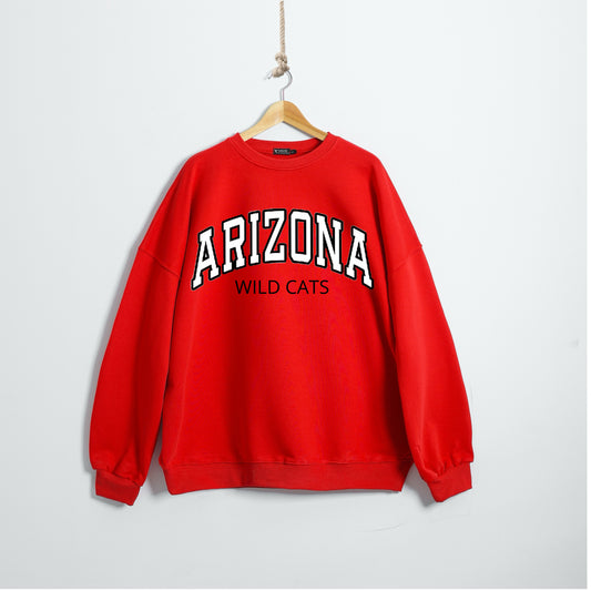 Arizona red autumn crewneck