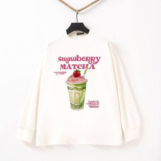 Strawberry matcha white Tshirt