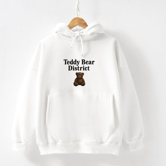 Teddy bear white Hoodie