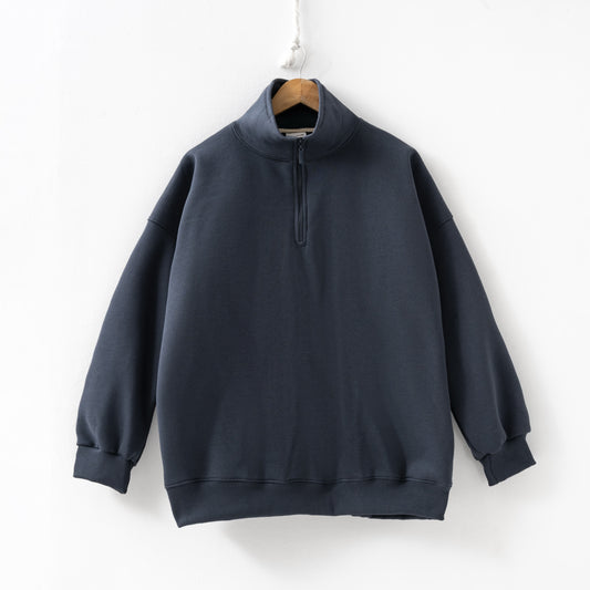 Plain gray zip up sweatshirt