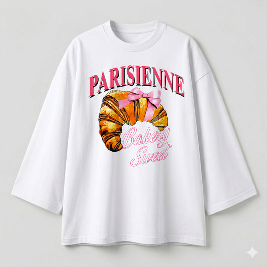 Parisienne white oversize tshirt