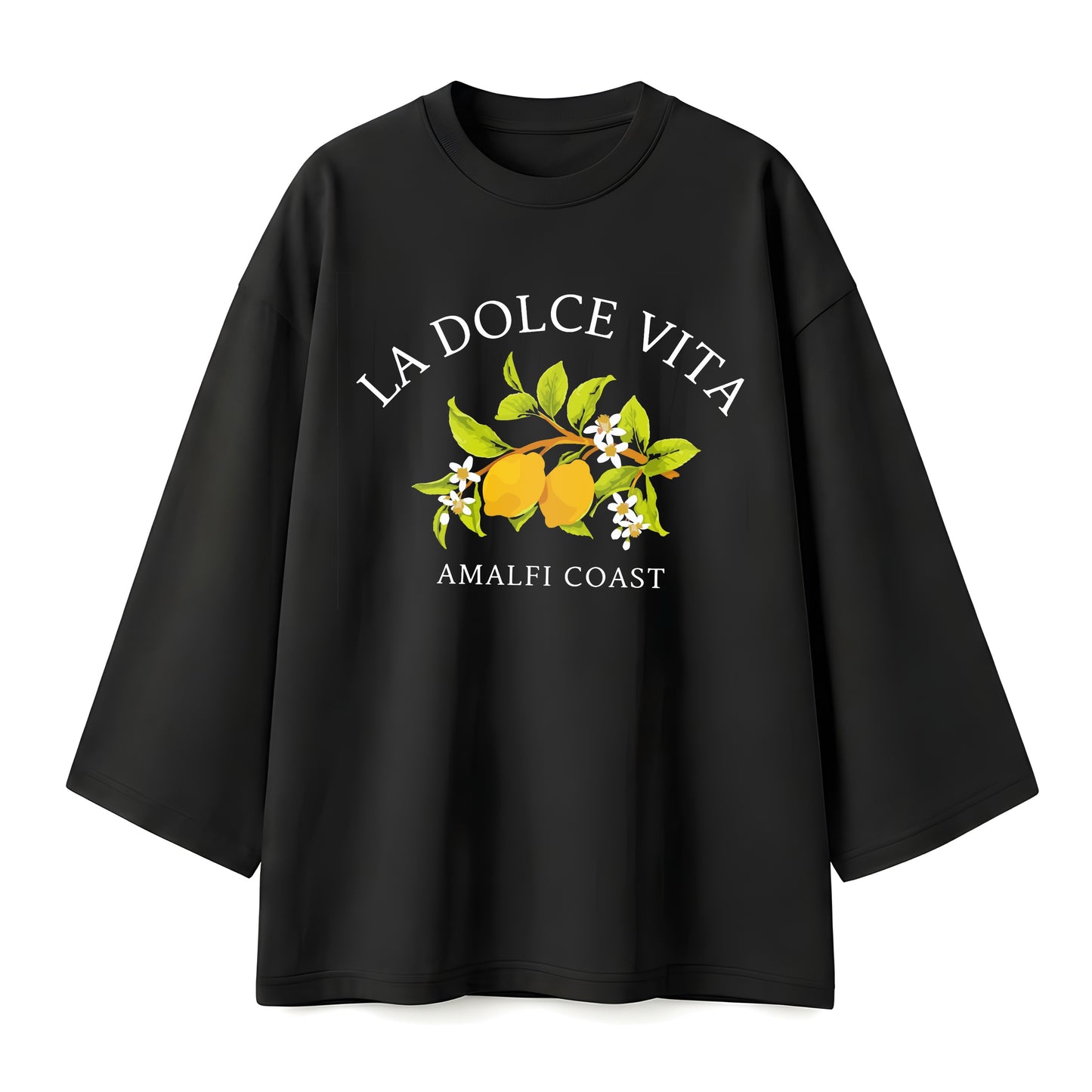 Lemon vita black oversize tshirt
