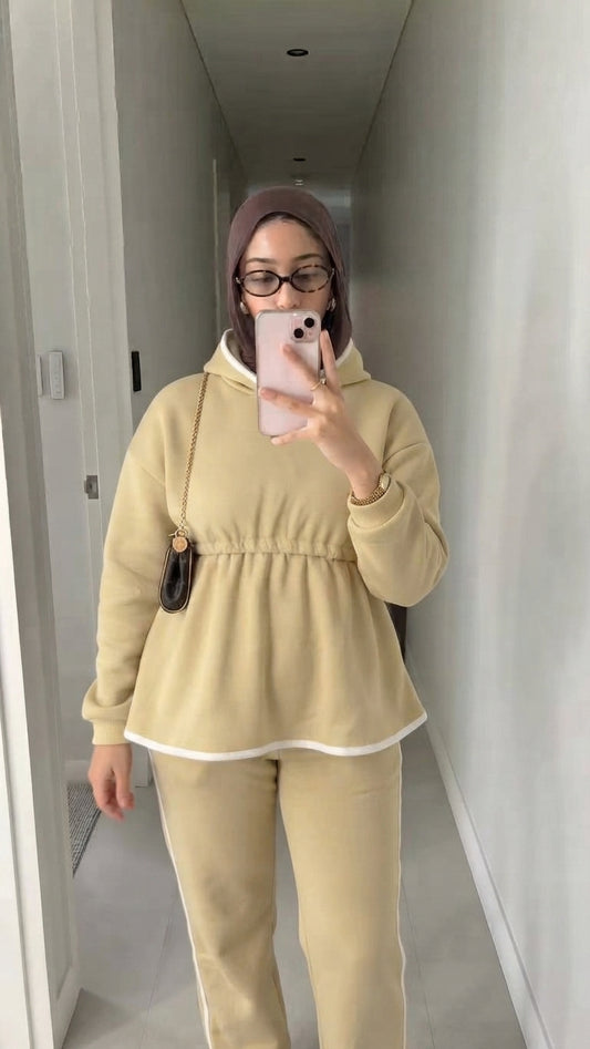 Beige winter set