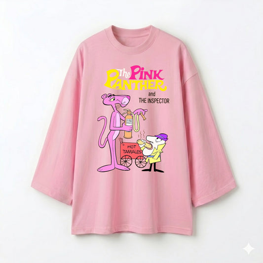 Pink panther pink oversize tshirt