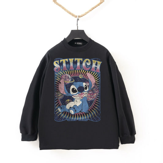 Stitch black Tshirt