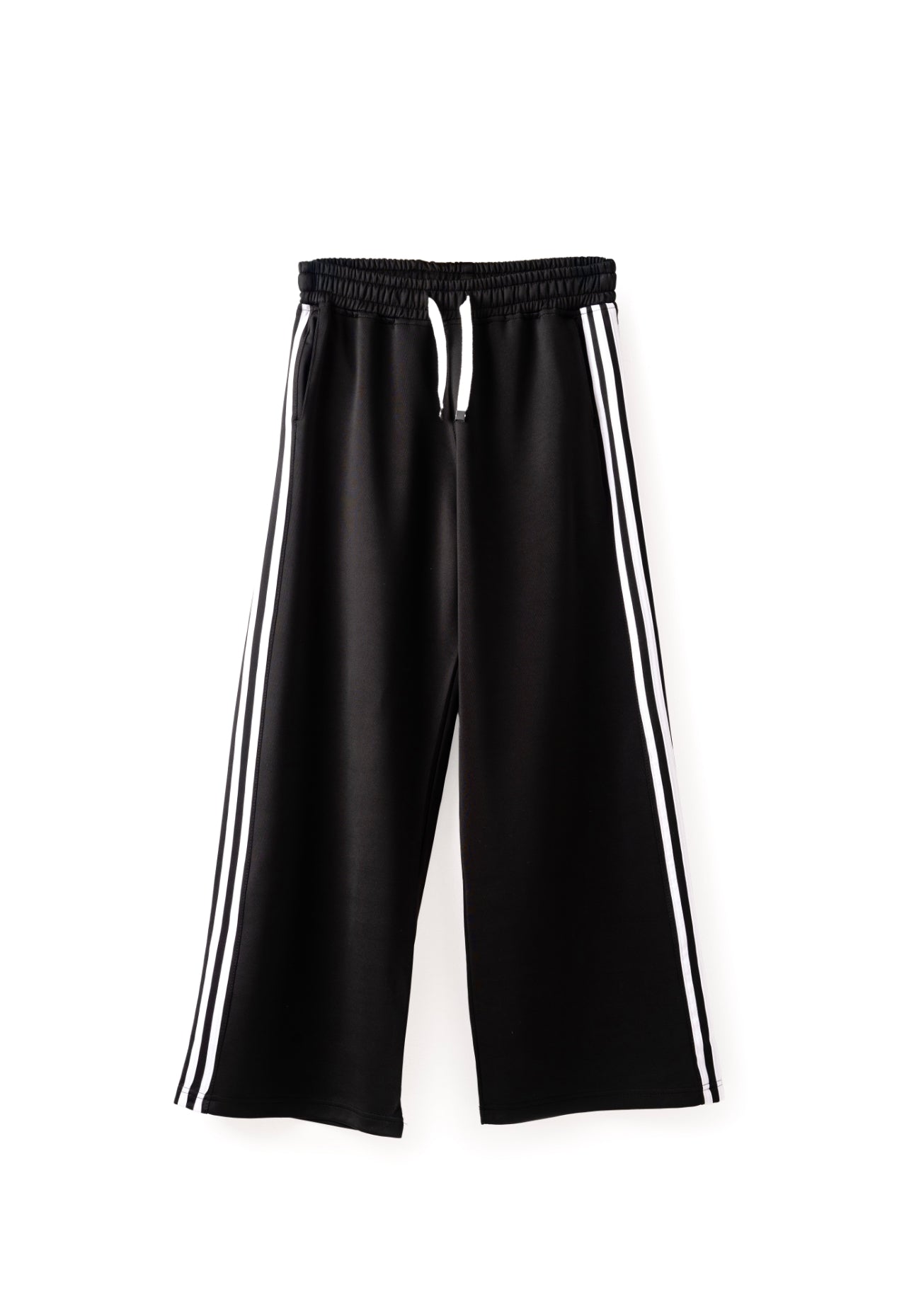 Black striped pants