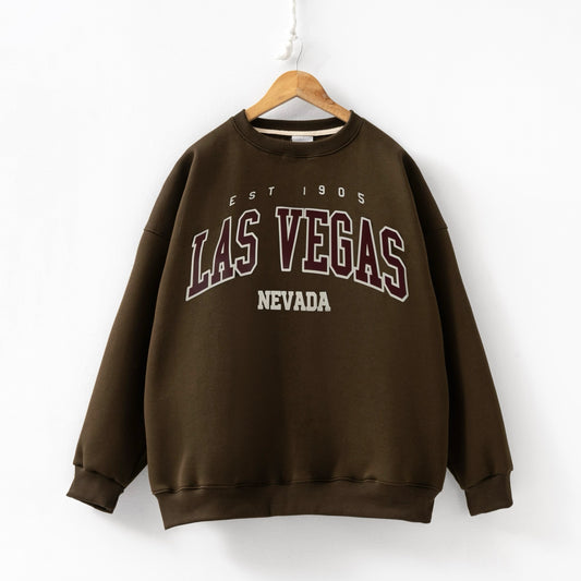 Las vegas brown sweatshirt