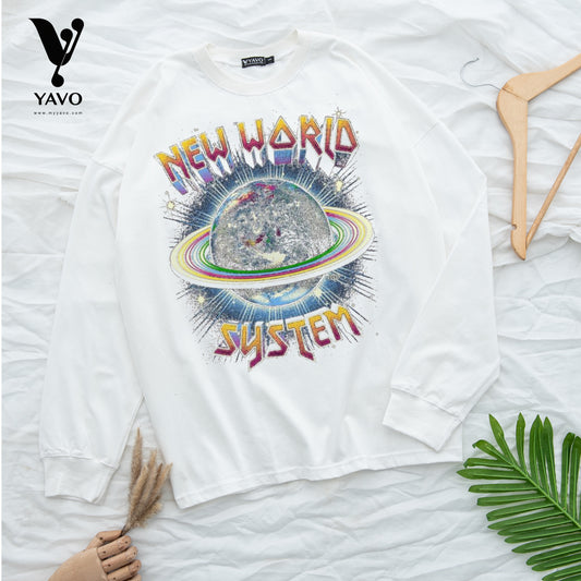 New world white tshirt