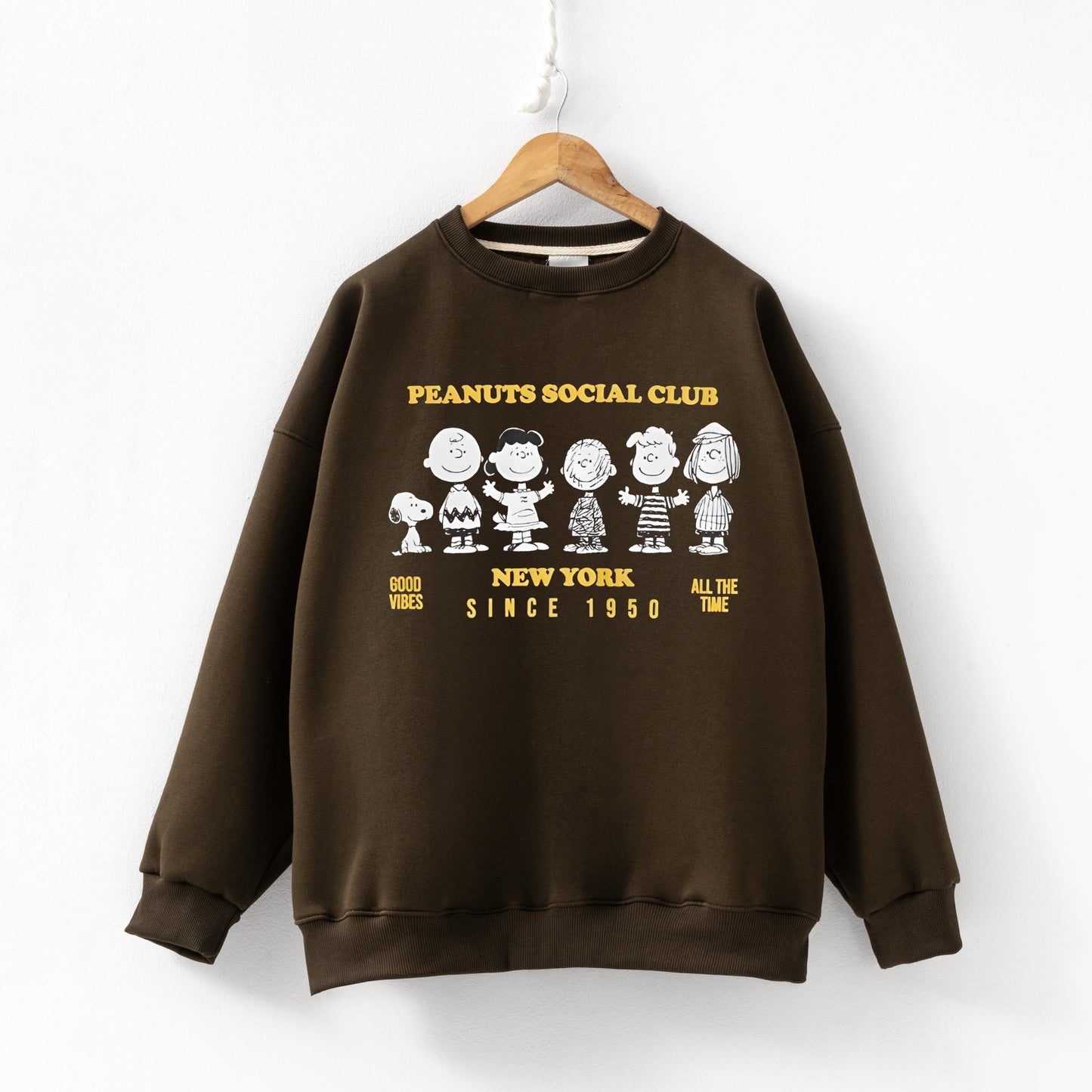 Social club brown sweatshirt