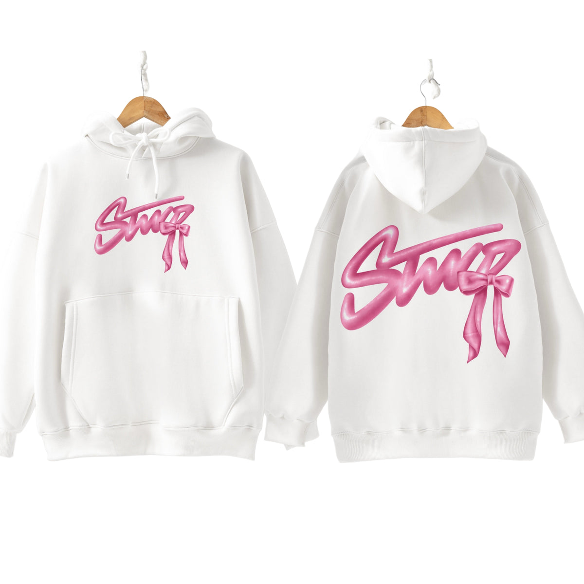 Stwd white Hoodie