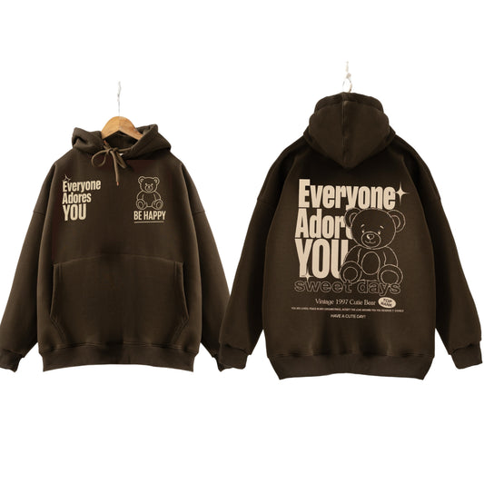 Adore you Brown Hoodie