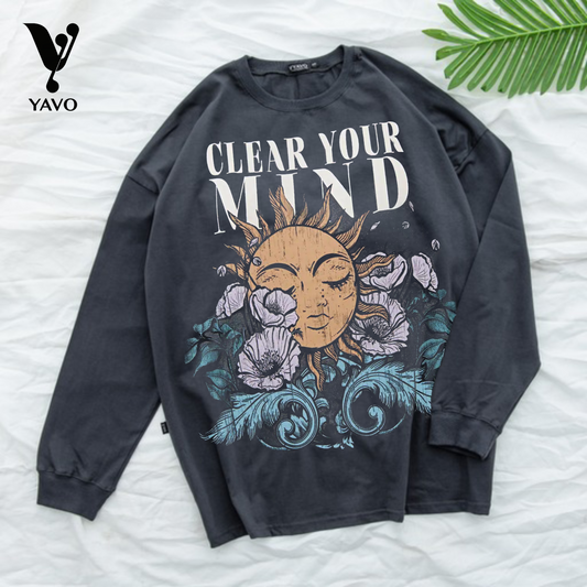 Clear your mind dark gray Tshirt